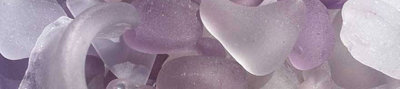 Where does purple sea glass come from?